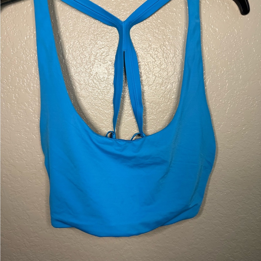 Athleta Racerback Sports Bra Swim top